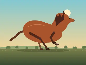 GPT-6 Luna's galloping horse, in 4 KB
